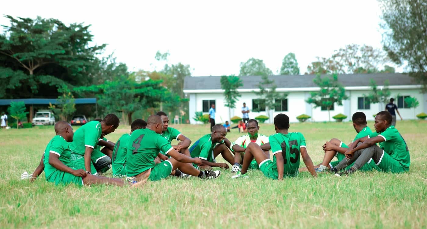 Mwanza University students during inter-faculty sports